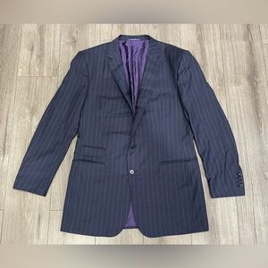 Ralph Lauren Purple Label Pinstripe Blazer Sports Coat Sz 44 / 7L‎